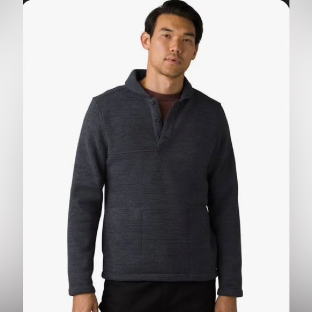 Prana Tri Thermal Threads Henley Top - Like New Men’s Large